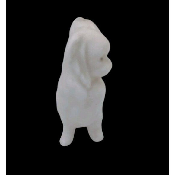 Ardalt Japan Lenwile White Porcelain Pekingese Dog Figurine Vintage - Picture 5 of 7